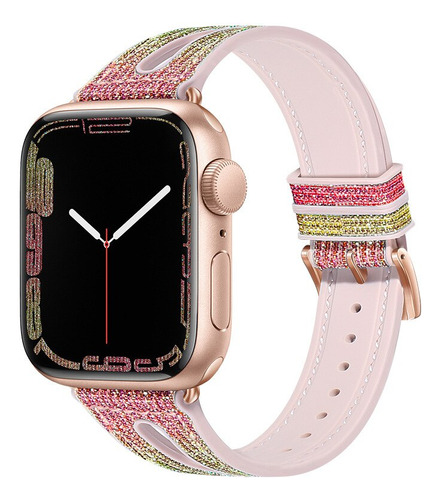 Pulsera De Gelatina Brillante Para Apple Watch Correa De Si