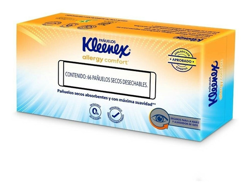 Pañuelos Desechables Kleenex Allergy Comfort