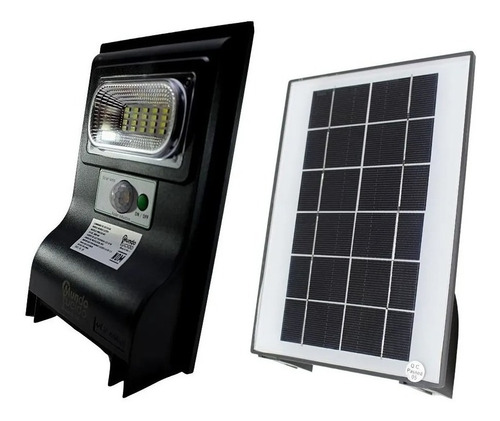 Lampara Solar Suburbana 10w Con Fotocelda Y Panel Sensor