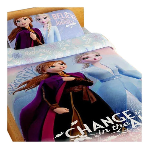 Juego Sábanas Cama Sencilla Frozen Minnie Princesas Disney