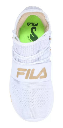 Imagem 3 de 5 de Tênis Feminino Fila Trend Corrida Academia F02st004 Branco