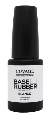 Cuvage Base Rubber Esmalte Gel Uv Uñas Frágiles Manicuria 6c