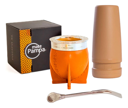 Mate Pampa Xl Original Criollo Bombilla Y Despolvillador