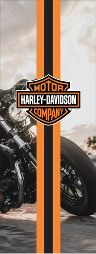Adesivo Decorativo Geladeira Envelopamento Harley Davidson