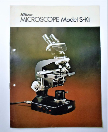 Catalogo Prospecto Microscopio Nikon Modelo S-kt Circa 1960