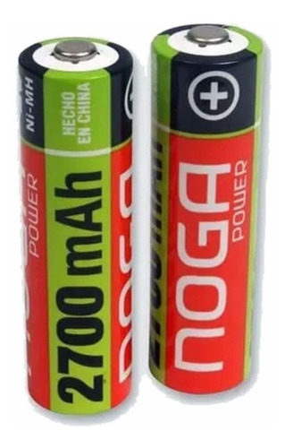 Imagen 2 de 2 de Pila Noga Recargable NP-AAM 2.7B Cilíndrica - pack de 2 unidades
