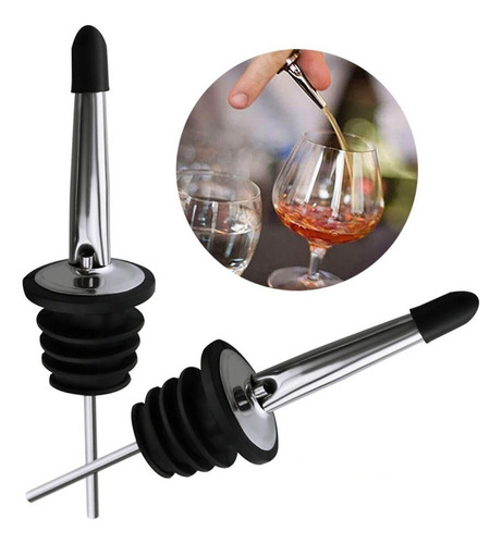 A 10 Vertedores Inoxidable Steel Dosifiers Botellas Bar