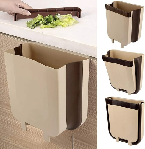 Cesto Basura Colgante Residuos Cocina Plegable Papelera