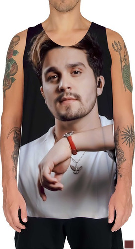 Regata Camiseta Luan Santana Cantor Sertanejo Bandas Art 04