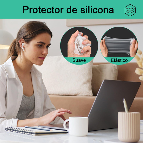 Protector Teclado Notebook Membrana Silicona Transparente 14