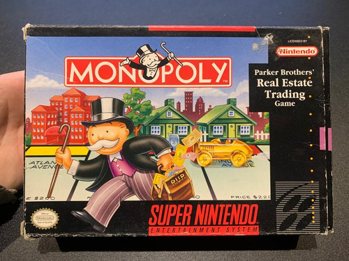 Monopoly Super Nintendo Snes Caja Sola #2 (Usado)