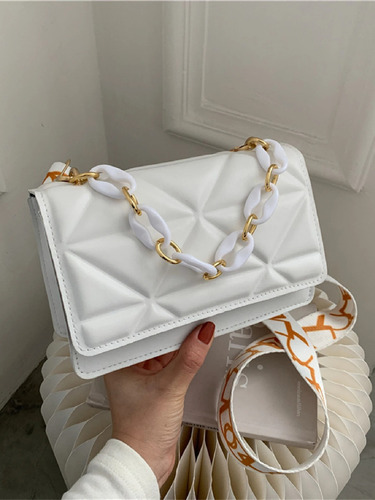 Cartera Para Dama Blanca Elegante Monedero 