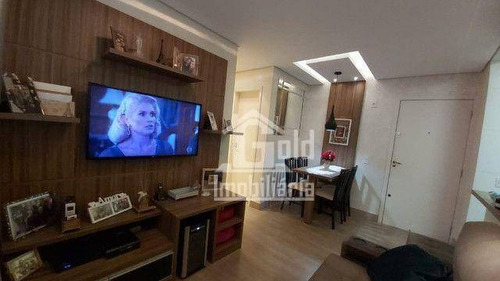Imagem 1 de 15 de Apartamento Com 2 Dormitórios À Venda, 47 M² Por R$ 220.000 - Parque Industrial Lagoinha - Ribeirão Preto/sp - Ap4597