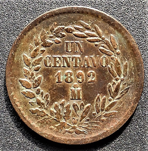 1 Centavo 1892 Mo. Excelente Condición   