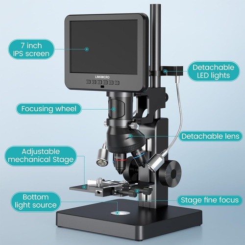Lm266s Microscopio Digital Hdmi De 5 Lentes