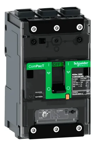 Interruptor Automático Nsxm 3x100a 25ka Tm100d Schneider