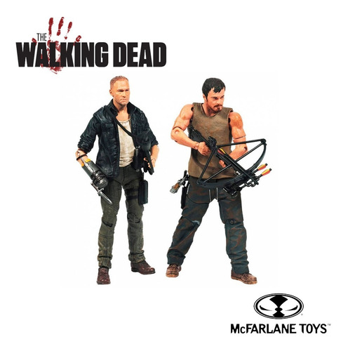 Bonecos Daryl E Merle Dixon - The Walking Dead - Mcfarlane