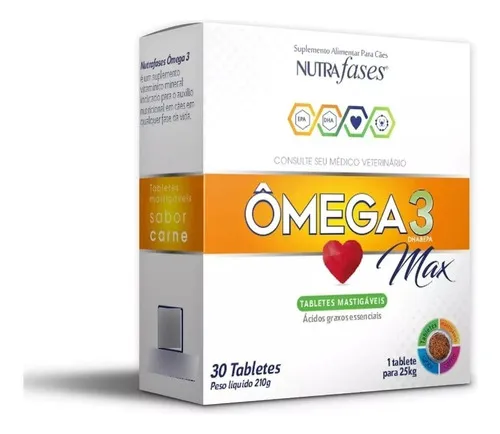 comprar Nutrafases Ômega3 Max 30 Tabletes Palatáveis