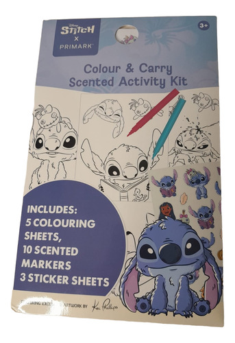 Kit Para Colorear Stitch Primark Disney Importado