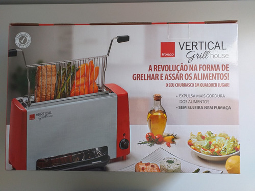 Polishop Vertical Grill House 220v Novo Nota Fiscal