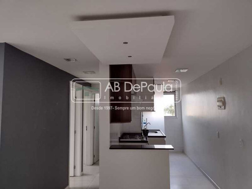 Imagem 7 de 15 de Taquara - Lindo Apartamento Em Condomínio Com Total Infraestrutura, Ampla Sala Em 2 Ambientes (varanda), 02 Dormitórios. - Abap20674