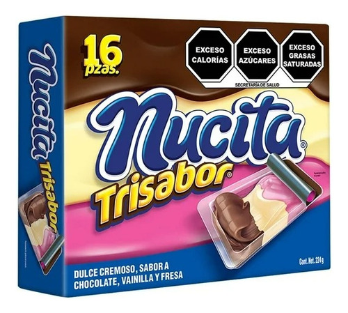 4 Pack Nucita 16 Pz C/u Trisabor 224g