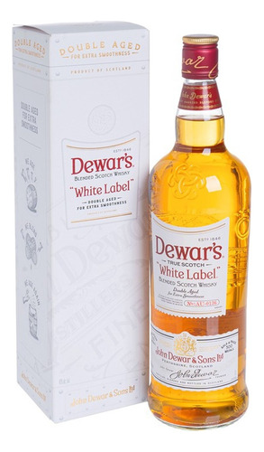 Whisky Estuche Dewars White Label X1000cc