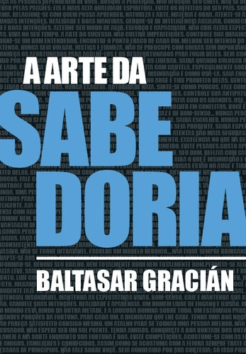 Libro Arte Da Sabedoria A Pe Da Letra De Gracian Baltasar