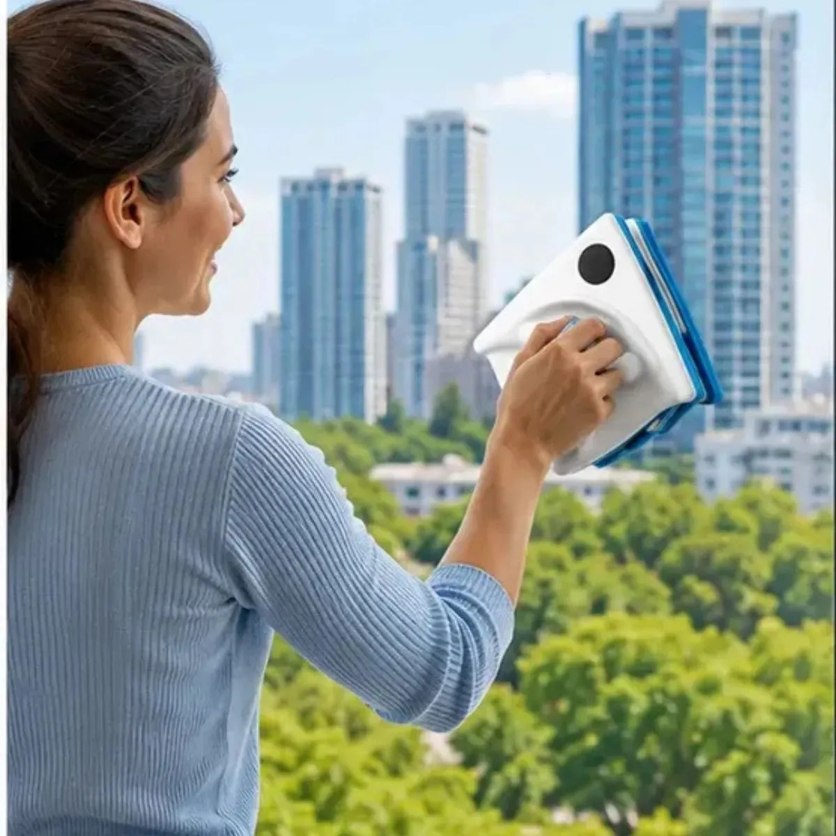 Limpador Magnético De Vidros Dupla Face Para Janelas, Box E Sacadas Até 8mm | Clearmotiontm Asher Ofertas