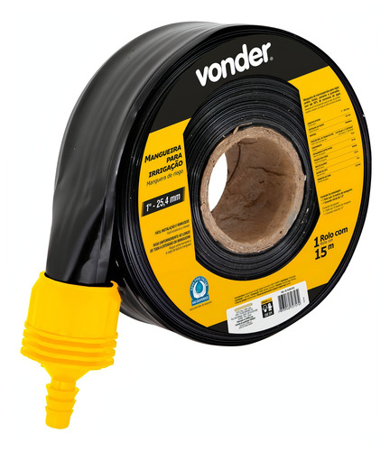 Mangueira Irrigação Microperfurada 15 Metros + Conexão 1/2