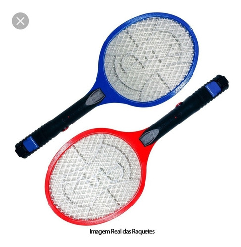 4 Raquetes Elétrica Mata Mosquito Dengue Inseto Recarregável