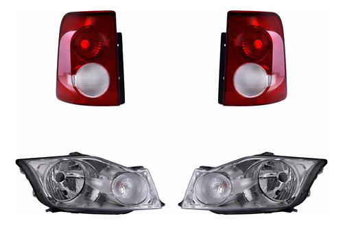 Kit Faros + Calaveras Ford Ecosport 2008-2012 Depo