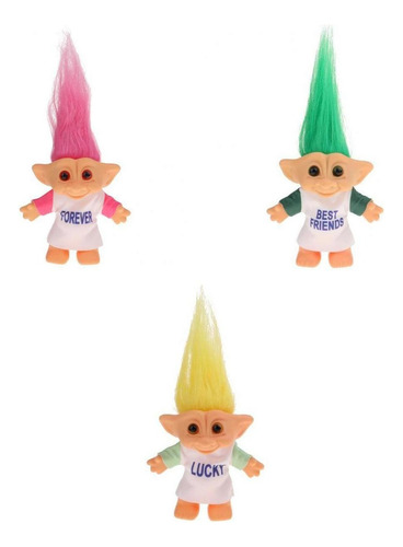 Tarta De Juguete Lucky Troll Dolls Dams Figuras De Acción  3