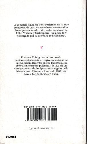 El Doctor Zhivago - Pasternak - Cátedra