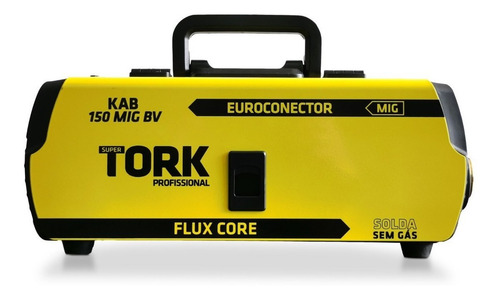 Imagem 5 de 10 de Maquina Solda Inversora Mig Sem Gas Kab 150 Mig Euroconector