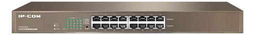 Switch Ipcom G1016g Conmutador De 16 Puertos 100/1000 Mbps