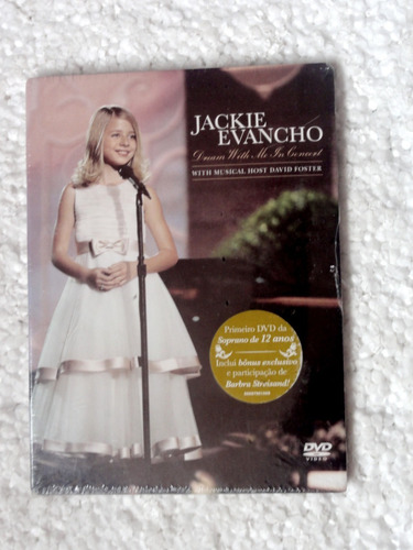 Dvd Jackie Evancho - Dream With Me In Concert / Novo Lacrado