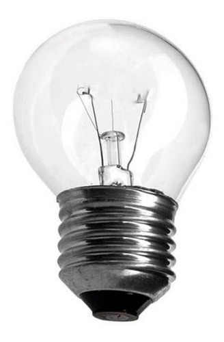 Lâmpada Bolinha 15w Incandescente E-27 Clara