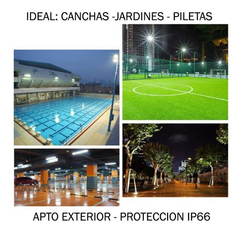 Imagen 4 de 10 de Pack X4 Reflector Led 100w Exterior Alta Potencia Ip66