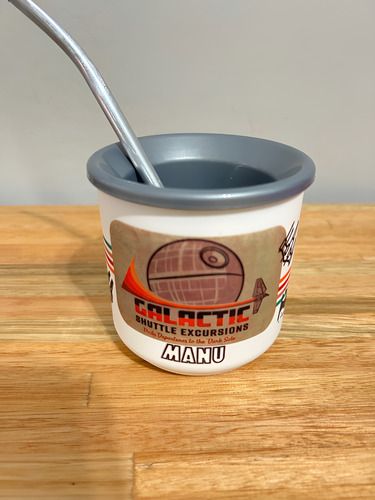 Mate Sublimado Regalos Diseño Star Retro Fanáticos Marrón Star Wars Retro