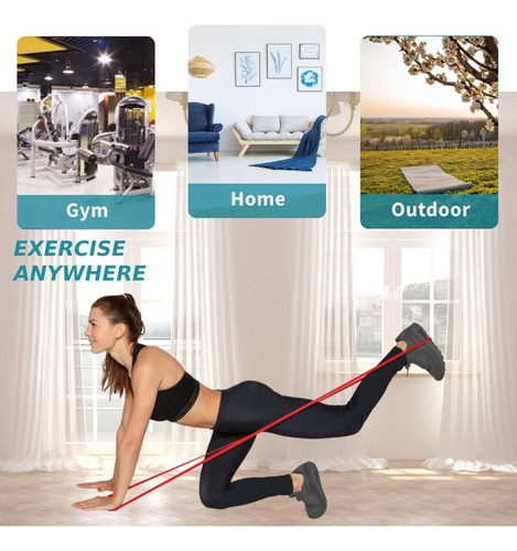 Kit 14 Power Bands Banda Elástica De Resistencia Pull Up Gym