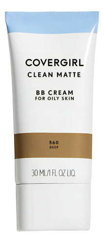 Base de maquillaje en crema CoverGirl BB cream Clean Matte Clean Matte BB Cream CoverGirl tono 560-deep - 30mL 28g