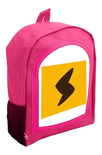 Mochila Infantil Rosa Nena Nene Pokemon Pikachu Rr21