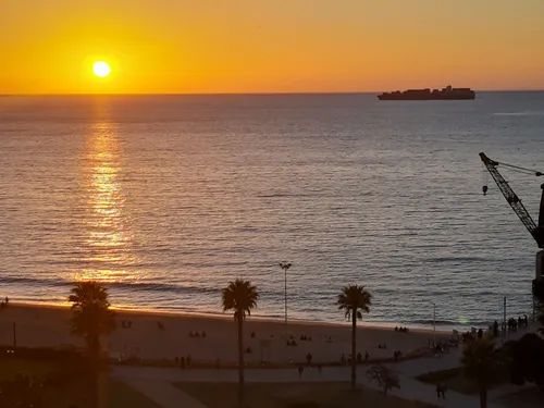 Hermosa Vista Al Mar Frente Muelle Vergara En Viña Del Mar