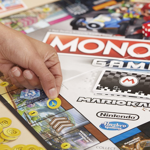 Juego de mesa Monopoly Gamer Mario Kart Hasbro E1870