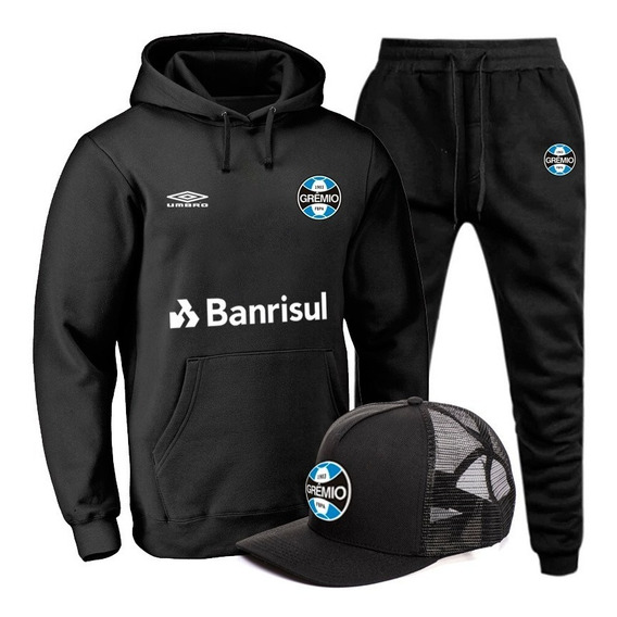 Conjunto Moletom Masculino Blusa + Calça Grêmio 2019 Times Nacional Brasileiro | Mercado Livre