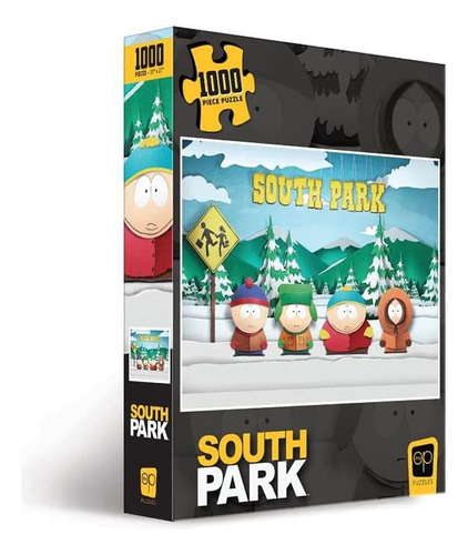 Usaopoly Pz078-307-002100-06 South Park Paper Bus Stop 1000