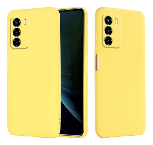 Compatible Funda De Silicona Líquida For Zte Axon 50 Lite