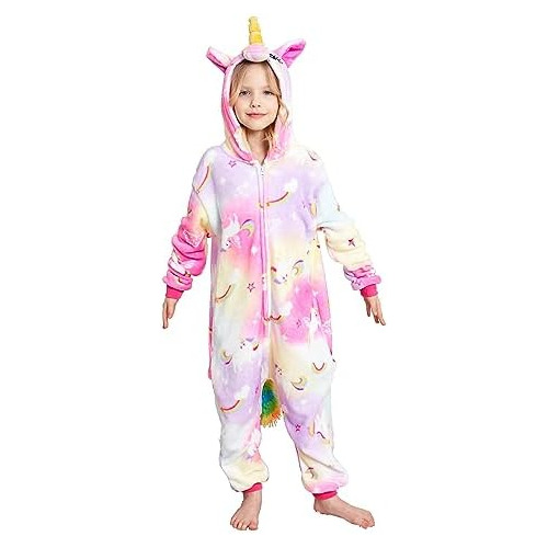 Pijamas De Unicornio Niños, Atuendo De Una Pieza De An...