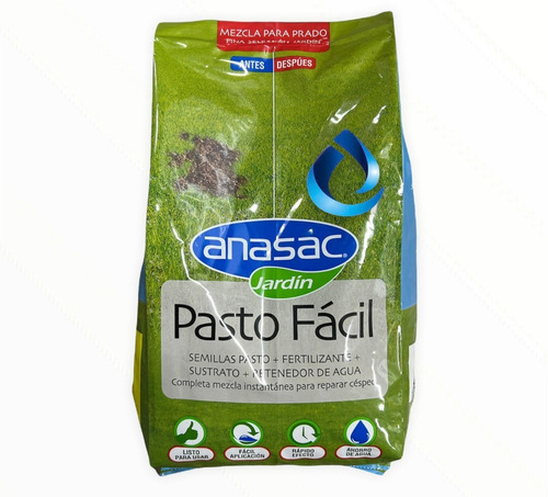 Semillas Pasto Fácil 5 Litros Anasac  